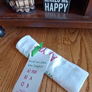 NWT Get Sassy Wine Themed Flour Sack Towel
